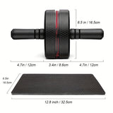 Premium Ab Roller Wheel with Knee Pad – Heavy-Duty Core Strength Training Equipment