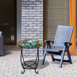 NNETM Metal Side Table Mosaic