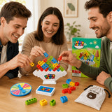 73pcs Balance Tower Stacking Colorful Plastic Tabletop Game