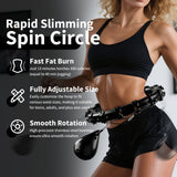 NNETM 2-in-1 Adjustable Weight Loss Fitness Hoop (24 Knots)