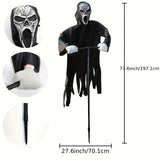 NNETM Halloween Scarecrow with Ghost Robe