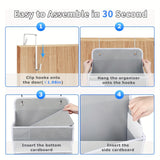 NNETM 3-Layer Over-the-Door Storage Rack Gray