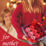 NNEOBA 9Pcs Rose Soap Flowers Gift Box for Special Occasions
