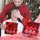 NNEOBA 9Pcs Rose Soap Flowers Gift Box for Special Occasions