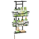 NNETM 3-Tier Over-the-Door Rustproof Bathroom Shower Caddy