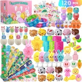 NNETM 120pcs Easter Basket Filler Set with Colorful Eggs