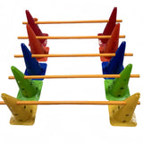 NNETM 9-Piece Adjustable Soccer Training Hurdle Set