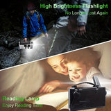 NNETM Solar Hand Crank Power Emergency Radio with Multi-Band Functionality