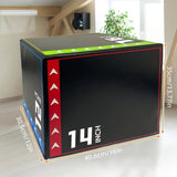 NNETM Versatile 3-in-1 Jump Box & Fitness Step(Black)