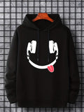 NNETM Men's Printed Drawstring Hoodie