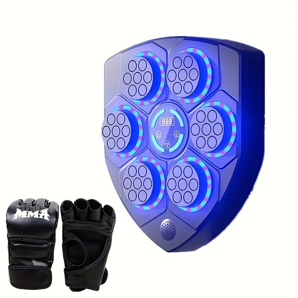 NNETM Smart LED Music Boxing Machine Wall Trainer