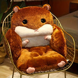 NNETM Hamster-Shaped Lazy Sofa Chair with Reading Board