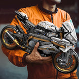 NNETM Motorcycle Blocks Model for Teens & Adults