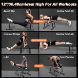 NNETM Push Up Bars Parallel Bars for Strength
