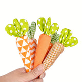 NNETM Set of 5 Colorful Carrot Decorations for Home Decor