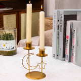 NNETM Golden Star Moon Ramadan Candle Holder