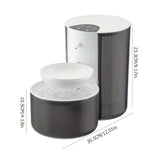 NNETM Smart Cat Water Fountain with 3L, USB & Battery