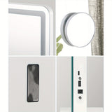 NNETM 80×62cm LED Hollywood Makeup Mirror with Bluetooth Speaker – Vanity Mirror