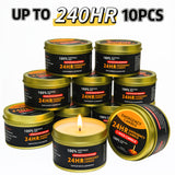 NNETM Emergency Candle – 24H Smokeless Soy Wax Windproof Camping Candle