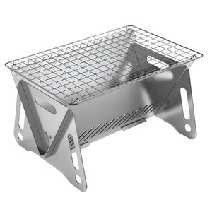 NNETM Ultra-Lightweight Outdoor Flat Fire Stove Stainless Steel Grill