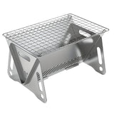 NNETM Ultra-Lightweight Outdoor Flat Fire Stove Stainless Steel Grill