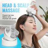 NNETM Rechargeable Electric USB Scalp Relax Device(White)