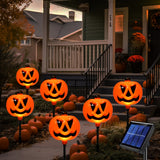 NNETM Solar Powered Pumpkin Lights (Set of 6)