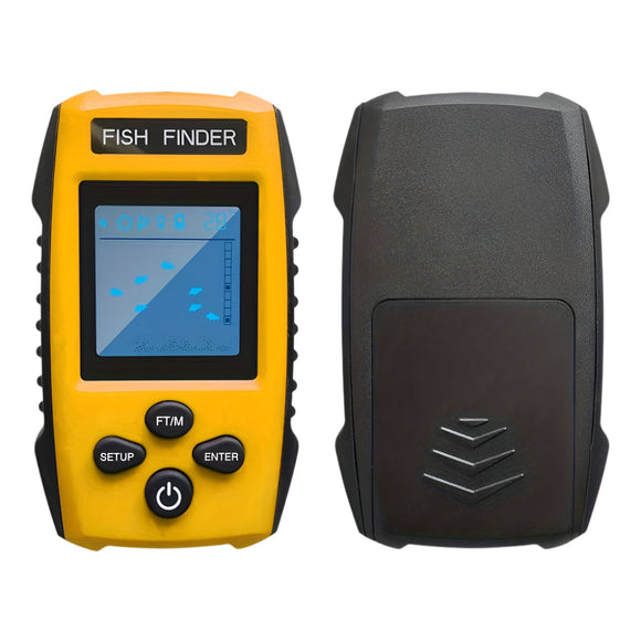 NNETM Wired Portable Sonar Fish Finder with Depth Alarm