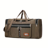 NNEOBA Foldable Nylon Travel Duffel Bag Khaki