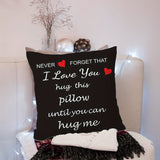 NNETM "I Love You" Hug Throw Pillow Cover