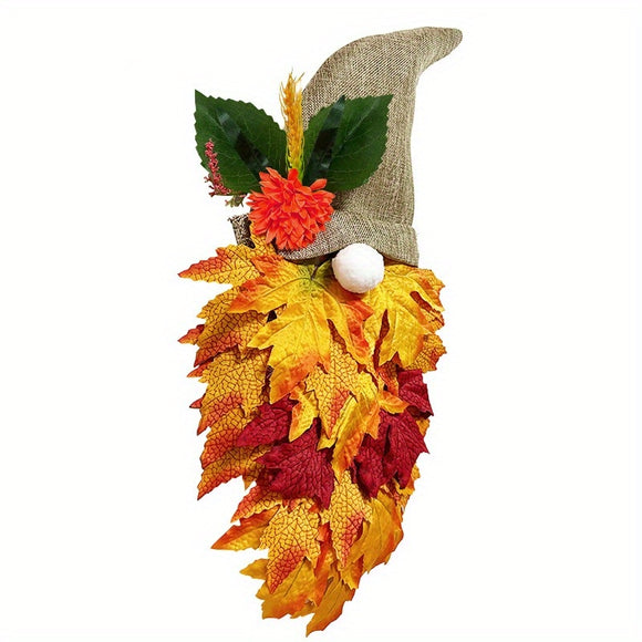 NNETM Halloween Gnome Door Hanging Wreath
