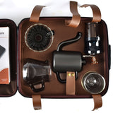 NNETM Gourmet Travel Stainless Steel Coffee Set Grinder (9pcs)