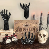 NNETM 3-Pack Devil Hand Candle Holders with LED Tealights - Wall Decor