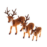 Plush Christmas Reindeer Decoration – Soft Festive Elk Toy