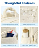 NNEOBA Waterproof Laptop Backpack Beige