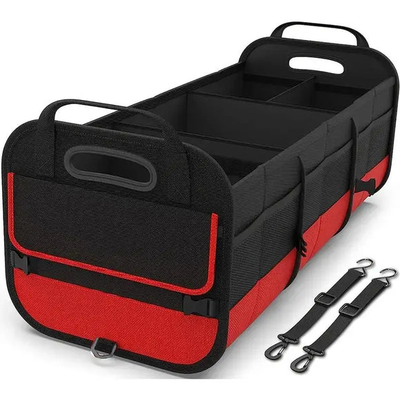 NNEOBA Universal Large Trunk Organizer 95L Collapsible Storage Bag Black