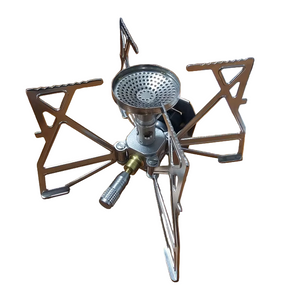 NNEOBA Butterfly Folding Gas Stove Silver
