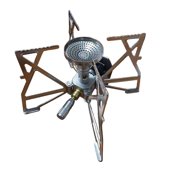 NNEOBA Butterfly Folding Gas Stove Silver