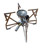 NNEOBA Butterfly Folding Gas Stove Silver