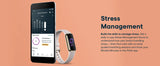 NNEOBA Fitness Tracker with AMOLED Display White