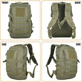 NNEOBA Waterproof Tactical Backpack Molle Rucksack Green