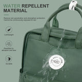 NNEOBA School Nylon Backpack for Teens and Women (Olive)