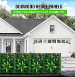 Artificial Green Plant Wall Panel 3D Faux Grass Background Decor