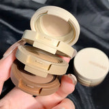 NNETM 3 layers Earth Tone Matte Glitter Sequins Eyeshadow Palette Box