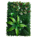 Artificial Green Plant Wall Panel 3D Faux Grass Background Decor