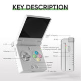 NNEOBA Mini Flip Retro Handheld Game Console