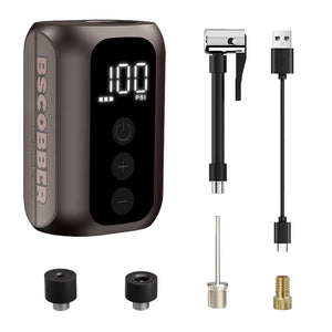 NNEOBA A5mini Portable Wireless Air Pump 100PSI Rechargeable Brown