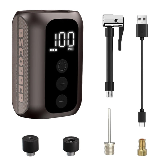 NNEOBA A5mini Portable Wireless Air Pump 100PSI Rechargeable Brown