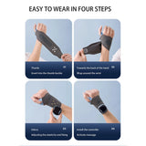 NNEOBA Heated Wristband Massager Grey