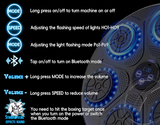 NNETM Smart Music Boxing Machine - W/ Bluetooth Connectivity and Gloves